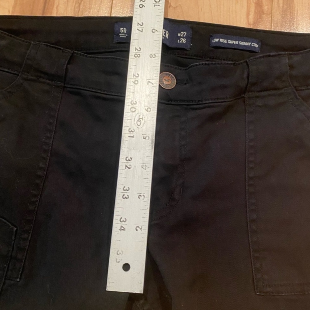 SALE!!! Hollister Low Rise Super Skinny Crop Pants—5R - Picture 2 of 6